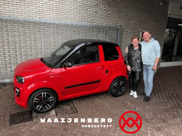 Aflevering Mevrouw Jongeneel Microcar M.Go Must afgeleverd | Waaijenberg Mobiliteit